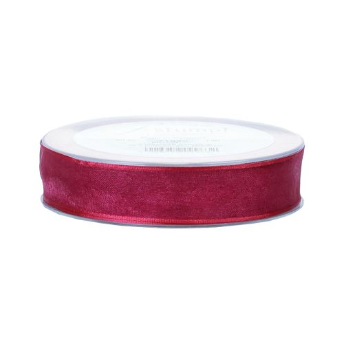 Prodotto Nastro di chiffon nastro di organza nastro decorativo di organza viola 15 mm 20 m