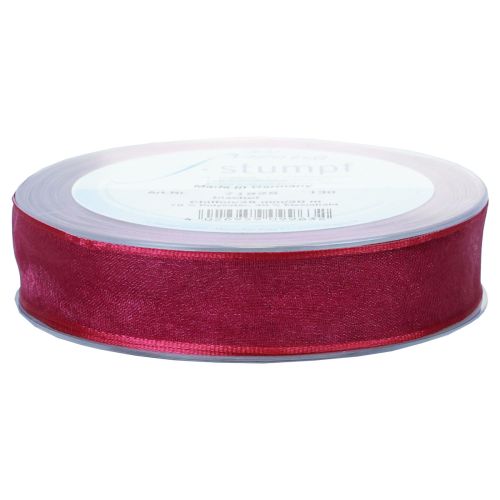 Prodotto Nastro di chiffon nastro di organza nastro decorativo di organza viola 25 mm 20 m