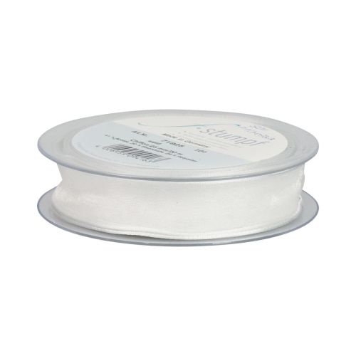 Prodotto Nastro di chiffon nastro di organza nastro decorativo di organza bianco 15 mm 20 m