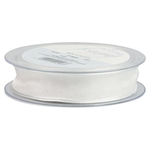 Prodotto Nastro di chiffon nastro di organza nastro decorativo di organza bianco 25mm 20m