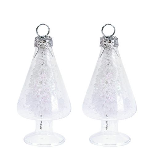 Collana Di Natale Per Donna Con Ciondolo Albero E Cristallo, Gioiello Festivo In Lega, Regalo 1 Pezzo