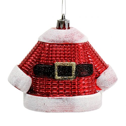 Floristik24 Decorazioni per alberi di Natale rosse, bianche 3 pezzi