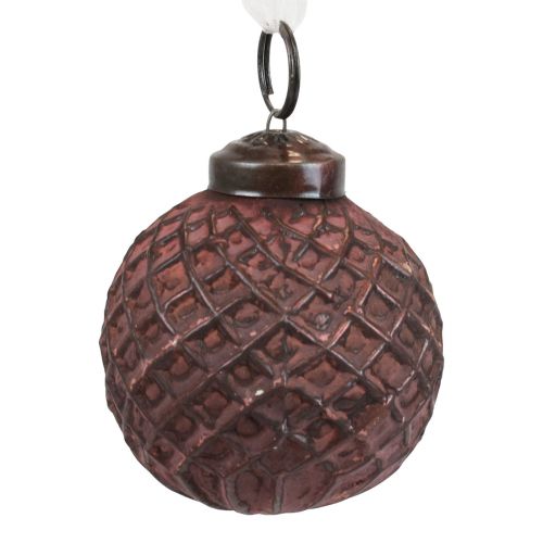 Prodotto Decorazioni per l&#39;albero di Natale Decorazioni natalizie vintage in vetro Ø5cm 9pz