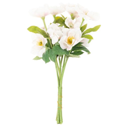 Mazzo di rose natalizie artificiali, bouquet di Natale, 35 cm, 6 pezzi | Floristik24.it