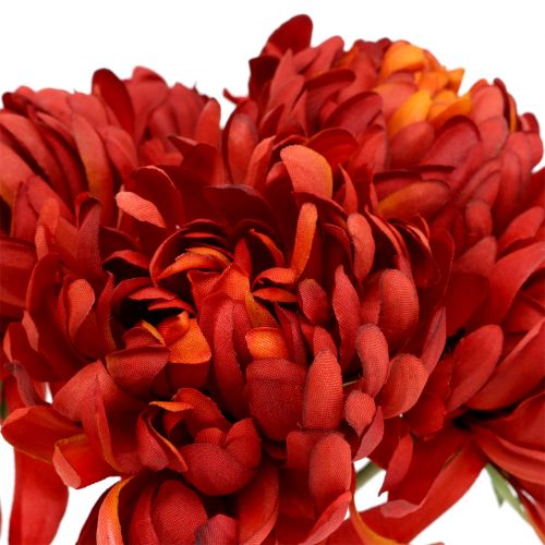 Prodotto Mazzo di crisantemi rosso vermiglio 28 cm 6 pz