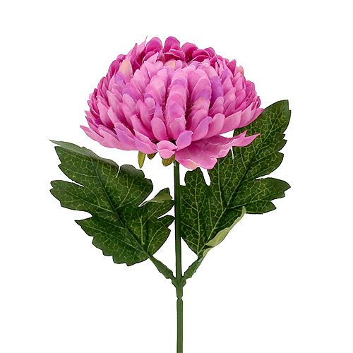 Floristik24 Crisantemo Rosa artificiale Ø7cm L18cm