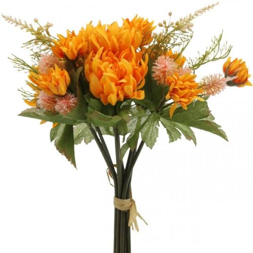 Mazzo di crisantemo Mix Arancio 35cm