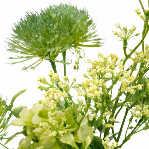 Floristik24 Fiori di seta, bouquet artificiale, decorazione floreale con cardi 40 cm