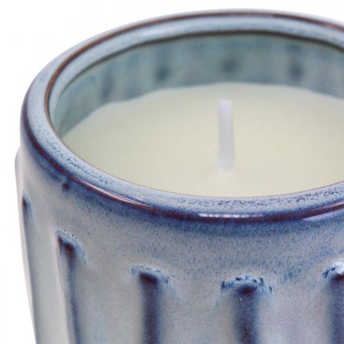 Floristik24 Candela alla citronella in vaso Candela profumata al limone Ø10,5cm H8cm
