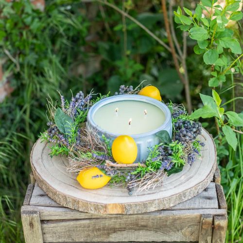 Prodotto Candela alla citronella in vaso Candela profumata al limone Ø18cm H8cm