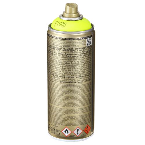Prodotto Spray colorato giallo Montana Bombolette spray acrilico neon 400 ml