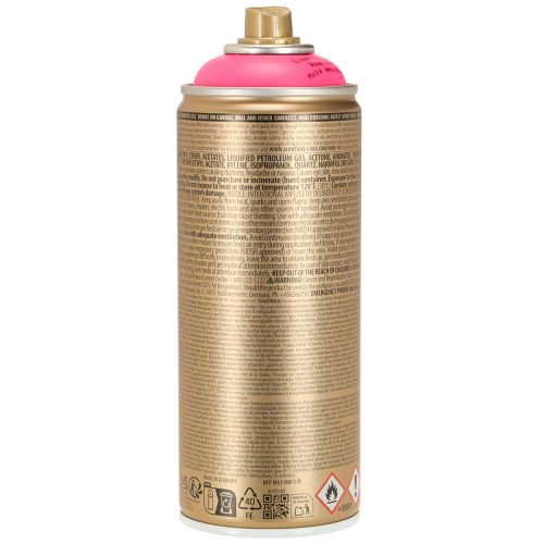 Prodotto Spray colorato rosa fluorescente Montana Bombolette da 400 ml