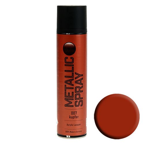 Floristik24 Colore spray metallico rame brillante 400ml