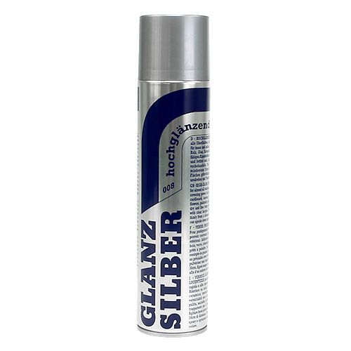 Floristik24 Colore Spray Metallico Argento Lucido 400ml