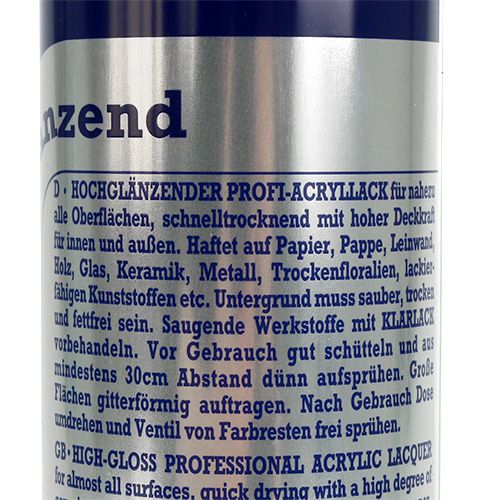 Floristik24 Colore Spray Metallico Argento Lucido 400ml