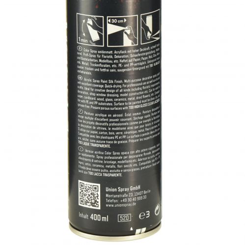 Prodotto Vernice spray vernice acrilica spray castagna seta opaca 400ml