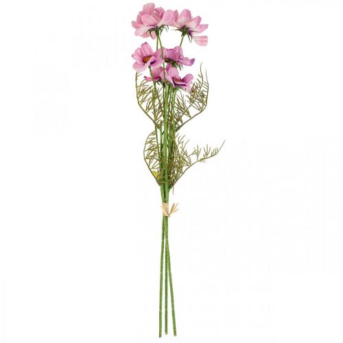 Floristik24 Cesto portagioie Cosmea viola fiori artificiali estate 51cm 3pz