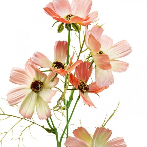 Floristik24 Cesto portagioie Cosmea Fiori artificiali pesco fiori estivi 61cm