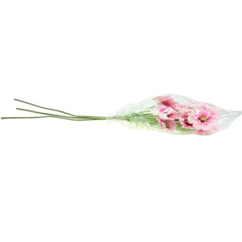 Prodotto Cosmea artificiale rosa 77 cm 3 pz