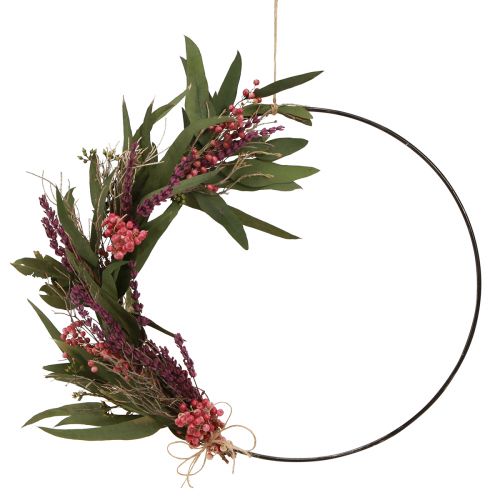 Prodotto Anello scatola fai da te con decorazione fiori secchi anello lavanda Ø30cm
