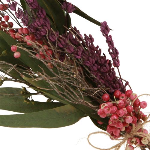 Prodotto Anello scatola fai da te con decorazione fiori secchi anello lavanda Ø30cm