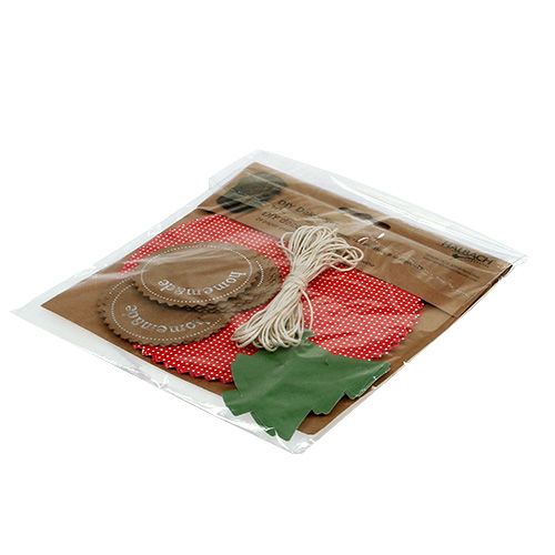 Floristik24 Set decorazione fai da te per vasetto di marmellata con cordoncino 48 pezzi