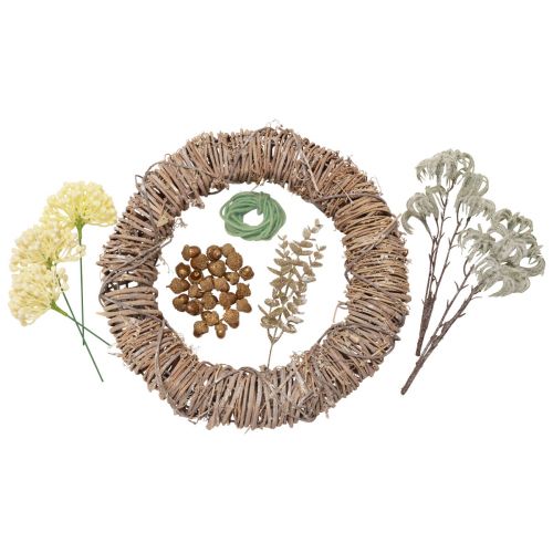 Ghirlanda per porta della scatola fai-da-te Corona decorativa dell'Avvento Ghirlanda di Natale Ø38 cm