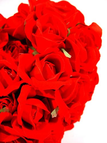 Floristik24 Cuore rosa 26cm