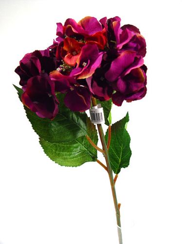 Floristik24 Ortensia 43cm viola scuro (3 pezzi)
