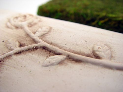 Floristik24 Libro muschio 32x20 cm con pagina in ceramica 3 pezzi