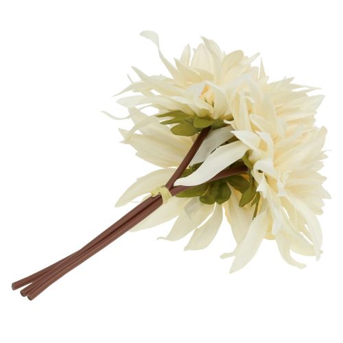 Prodotto Crema di dalia artificiale 25,5 cm 3 pezzi