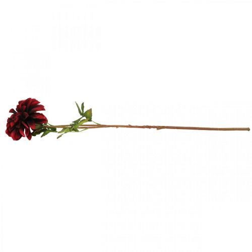 Prodotto Fiore artificiale dalia fiore di seta rosso autunno 78cm Ø3 / 15cm