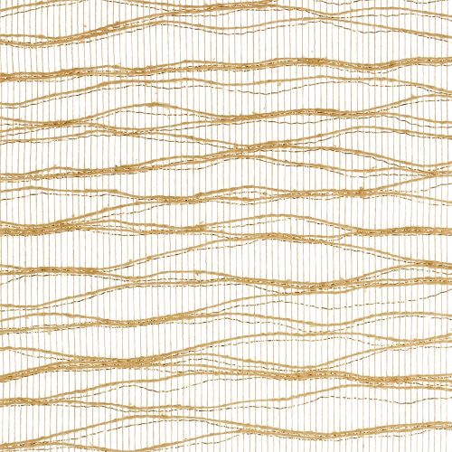 Floristik24 Cerniera da tavolo Deco Wave 26 cm x 300 cm oro metallizzato