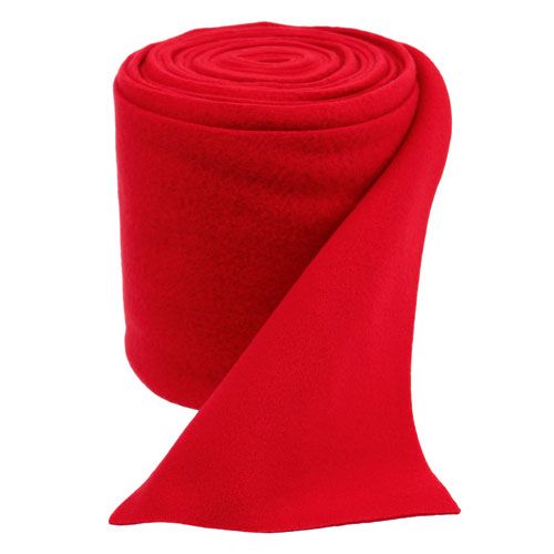 Floristik24 Pile decorativo rosso 15 cm 5 m
