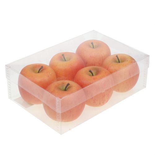 Floristik24 Mele decorative Cox arancione 7 cm 6 pz