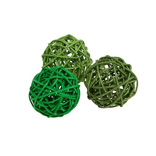 Palline decorative mix verde Ø5cm 36p