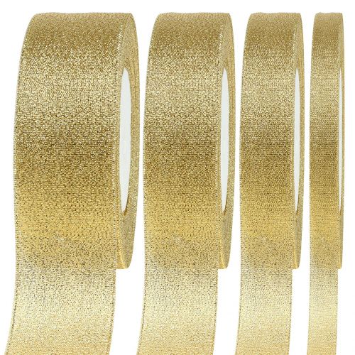 Nastro decorativo oro varie larghezze 22,5 m