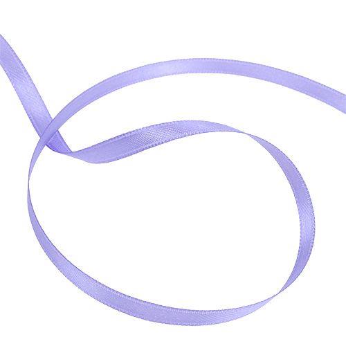 Prodotto Nastro decorativo in raso viola chiaro, nastro regalo 6 mm, 50 m