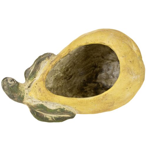 Prodotto Fioriera decorativa in cemento a forma di pera, decorazione autunnale 19×12,5×15,5 cm