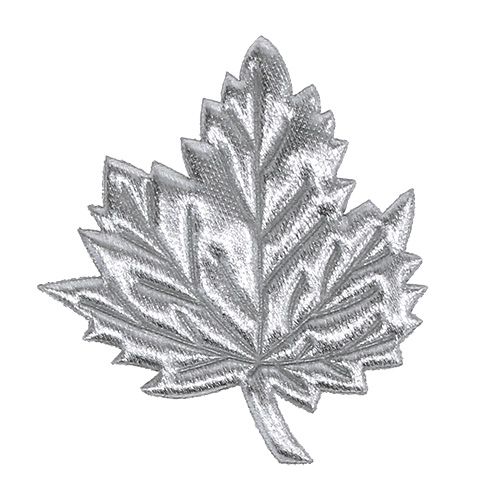 Prodotto Foglie decorative in seta 5 cm argento 60 pz