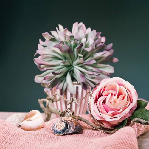 Floristik24 Ramo decorativo fiore verde schiuma 70 cm