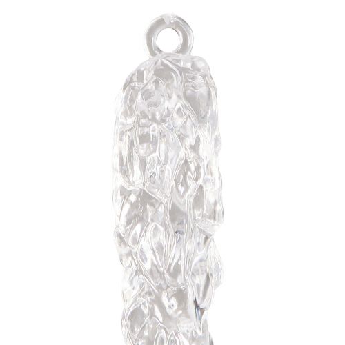 Prodotto Ghiaccioli decorativi per appendere decorazioni invernali trasparenti 18,5 cm 3 pezzi