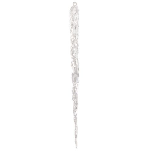 Floristik24 Ghiaccioli decorativi per appendere decorazioni invernali trasparenti 28,5 cm 3 pezzi