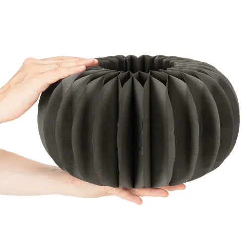 Decorazione da tavola in carta a nido d'ape a forma di zucca, pieghevole, rotonda, 34 cm, 2 pezzi | Floristik24.it