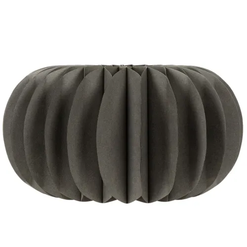 Decorazione da tavola in carta a nido d'ape a forma di zucca, pieghevole, rotonda, 34 cm, 2 pezzi | Floristik24.it