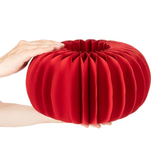 Decorazione a forma di zucca in carta a nido d'ape, 34 cm, 2 pezzi | Floristik24.it