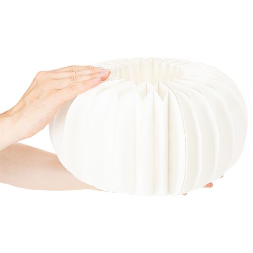 Palline decorative di carta, decorazione moderna a forma di zucca, carta a nido d'ape, 34 cm, 2 pezzi | Floristik24.it
