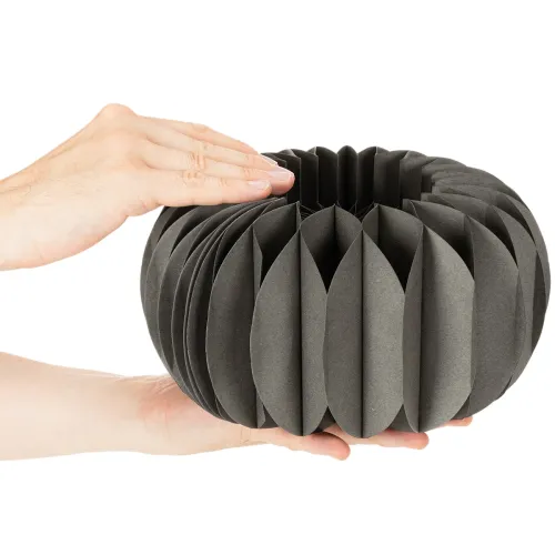 Anello decorativo a forma di zucca a nido d'ape, 24 cm, 4 pezzi | Floristik24.it