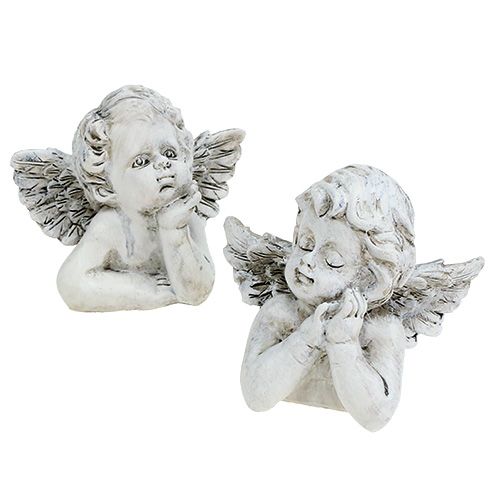 Floristik24 Deco Angel H7,5cm 6 pezzi