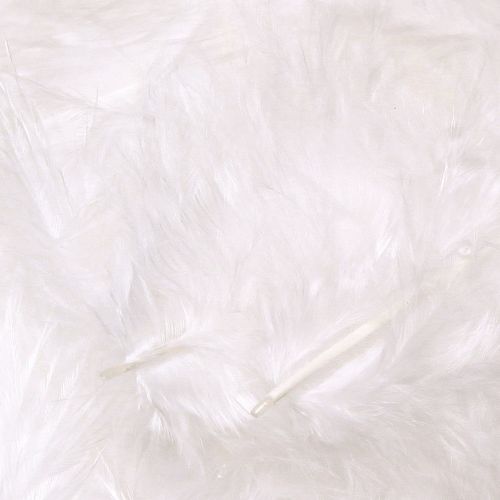 Prodotto Piume decorative in materiale bianco per artigianato primaverile 5-10 cm 20 g